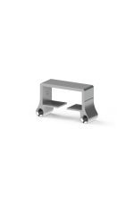 Square Wall Flange with External Screw and Glass Channel in the Middle