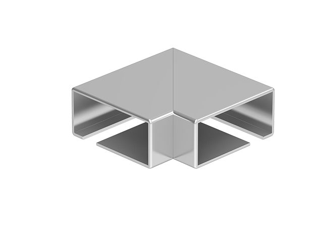 60×25 Welded Elbow Middle Channeled